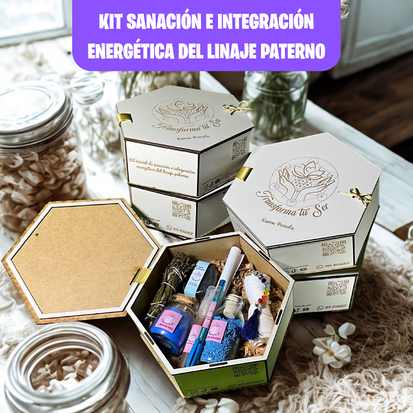 kit sanación e integración energética linaje paterno transforma tu ser karen poveda calarcá quindío
